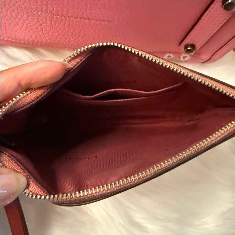 Coach Pink Floral Satchel - Picture 16 of 16